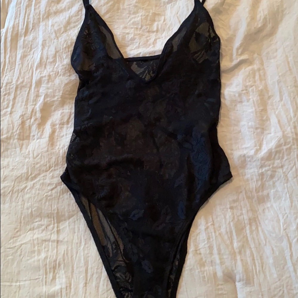 XS sheer bodysuit